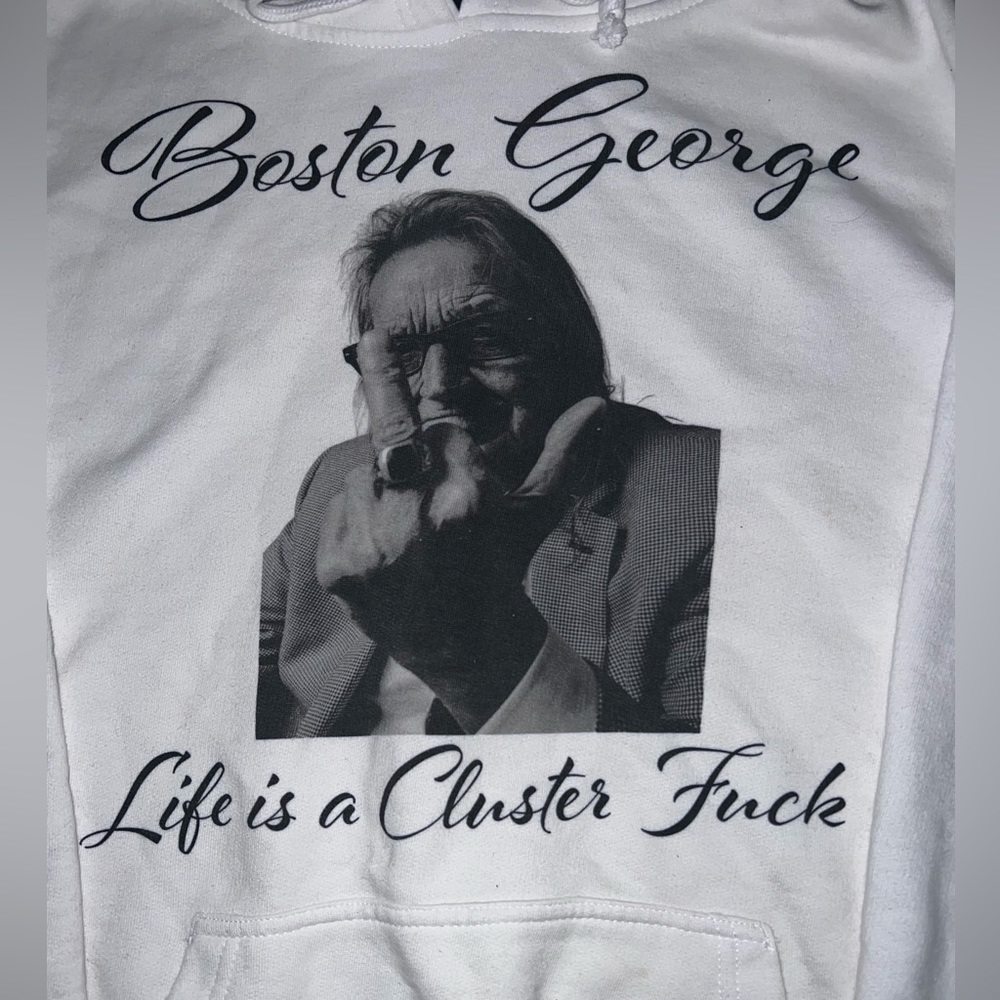 George Yung (movie Blow) Life is a Cluster F**** adult XL sweat shirt
